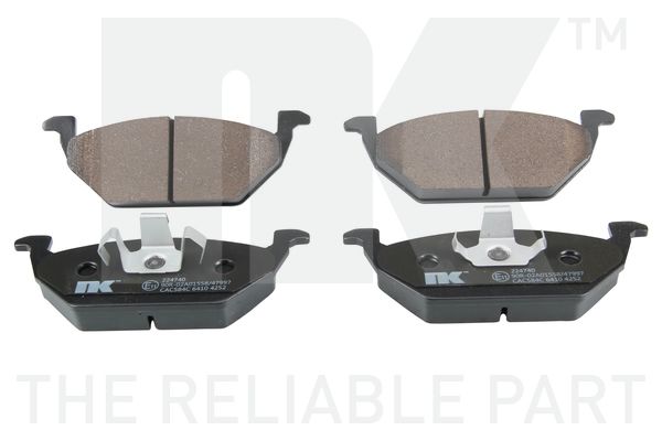 Bremsbelagsatz, Scheibenbremse