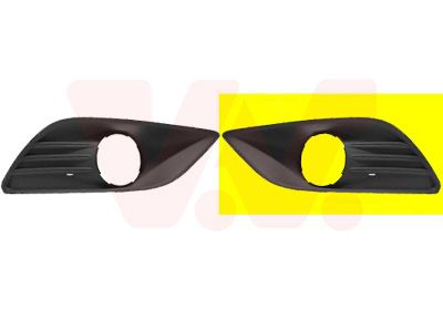 VAN WEZEL 1866593 - L&uuml;ftungsgitter, Sto&szlig;f&auml;nger ** Equipart **