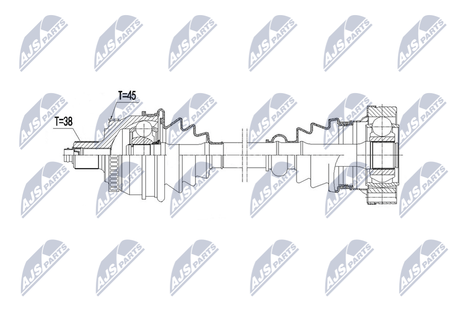 NTY NPW-AU-108 - Antriebswelle