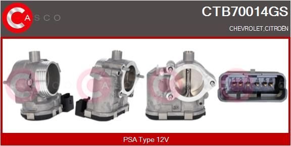 CTB70014GS CASCO Genuine fojtószelep ház