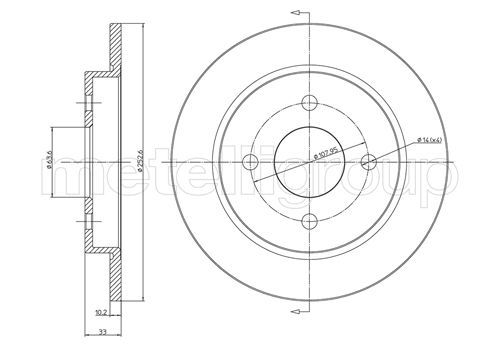 Brake Disc 800-542C