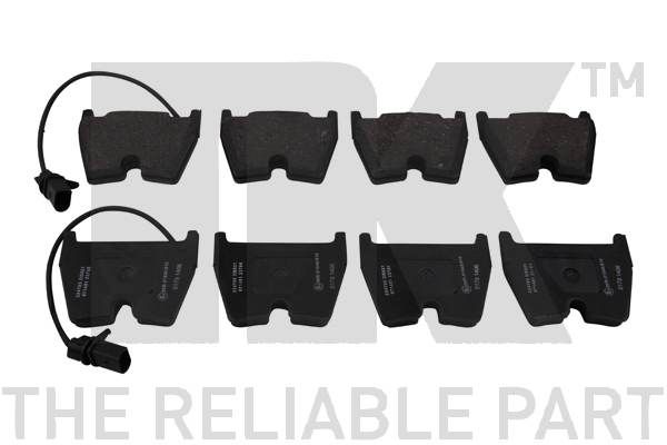 Bremsbelagsatz, Scheibenbremse