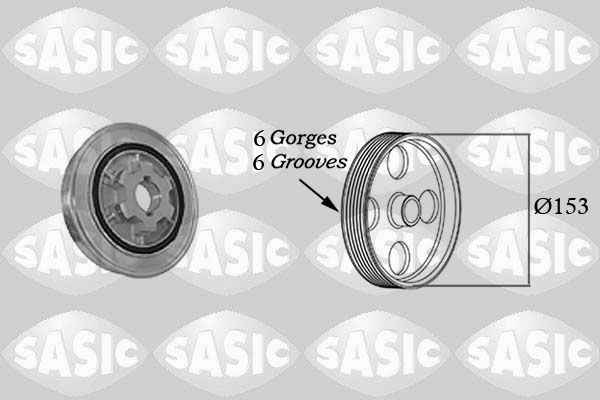 Belt Pulley, crankshaft 2150023