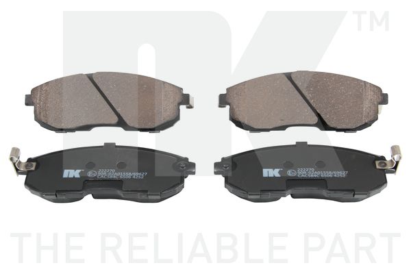 Bremsbelagsatz, Scheibenbremse