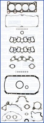 Juego completo de empaques, motor