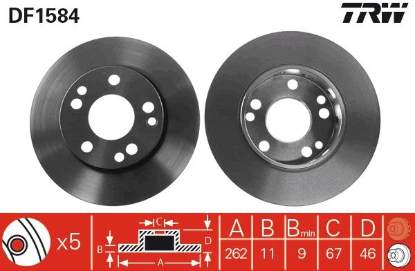 PAIRE DE DISQUES  9900