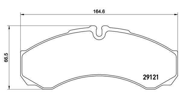 Bremsbelagsatz, Scheibenbremse