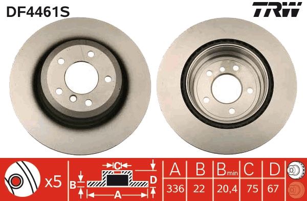 Brake Disc DF4461S