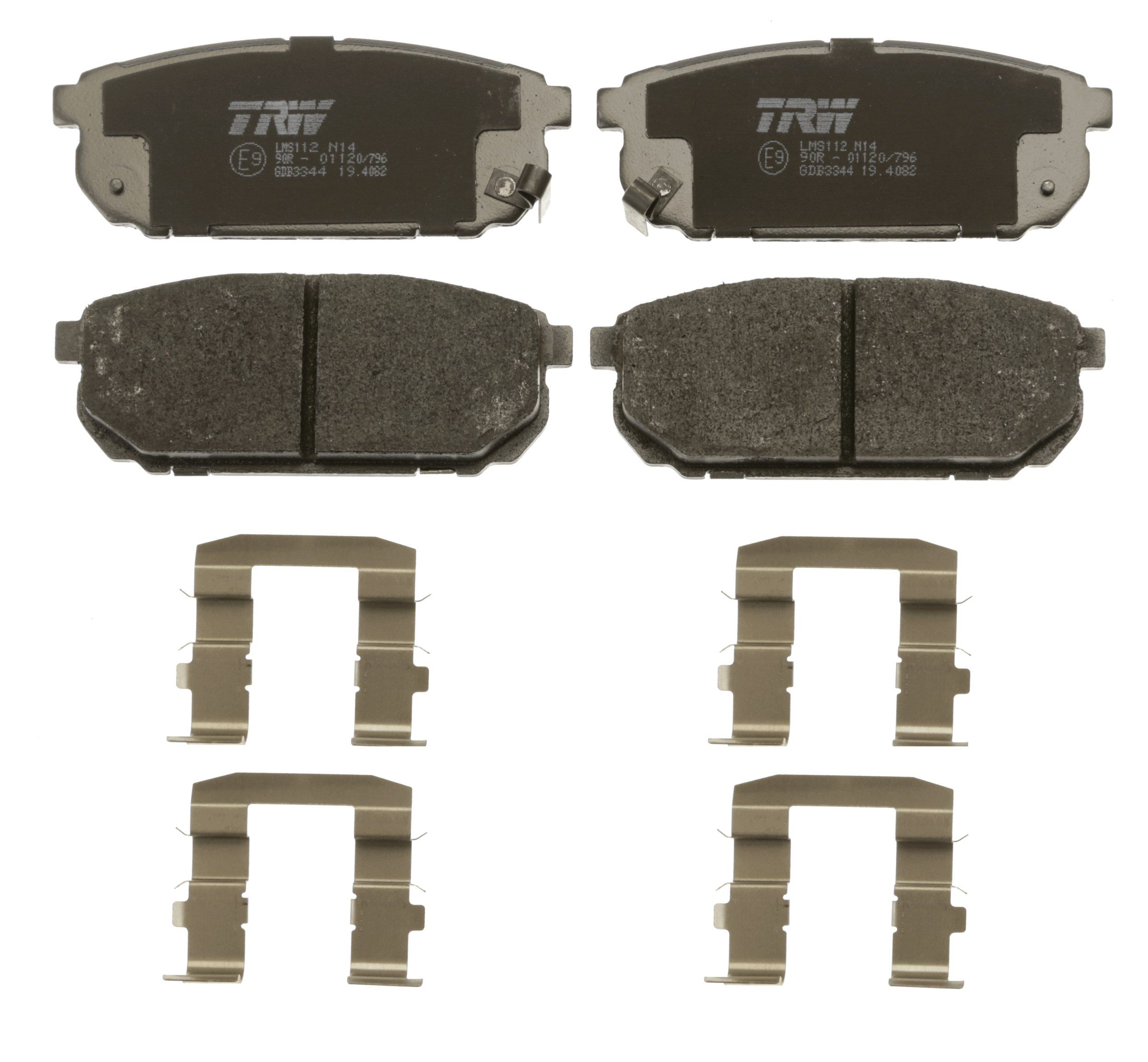 TRW DISC BRAKE PADS - TecDoc 2