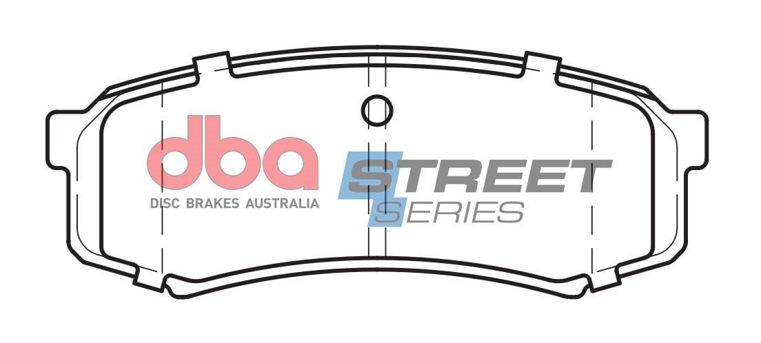 DBA SS STREET SERIES BRAKE PADS [ Lexus/Mitsubishi & Toyota 1990-2014 R ] - TecDoc Only
