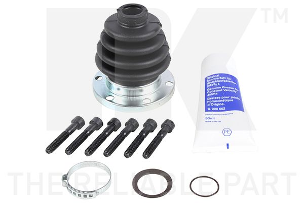 Faltenbalgsatz, Antriebswelle