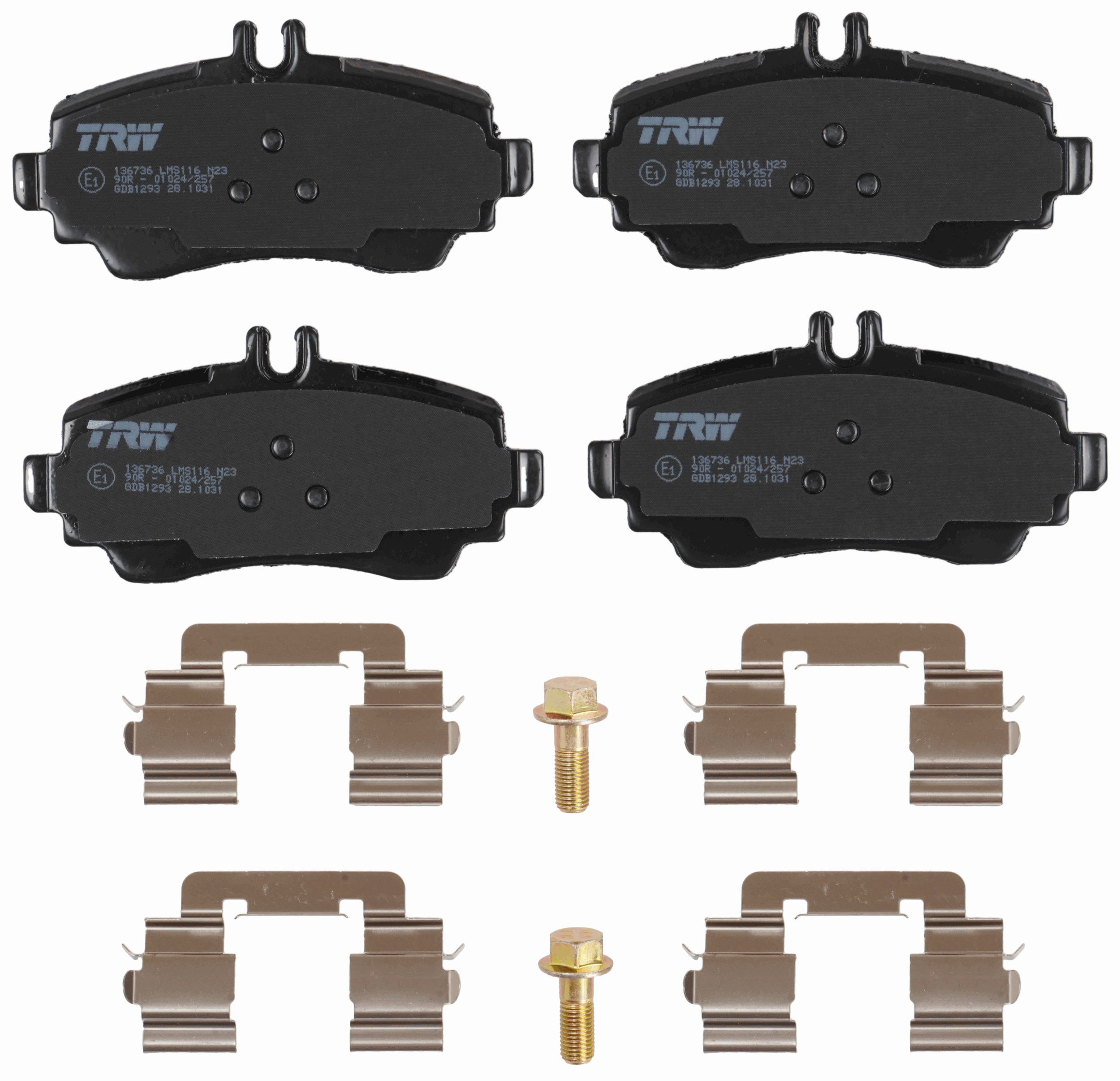 TRW DISC BRAKE PADS - TecDoc 2