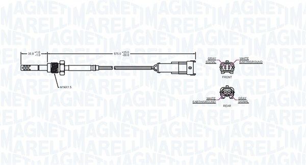 Sensor, Abgastemperatur