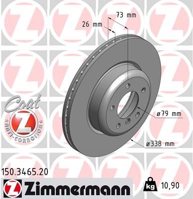 150.3465.20 ZIMMERMANN COAT Z féktárcsa
