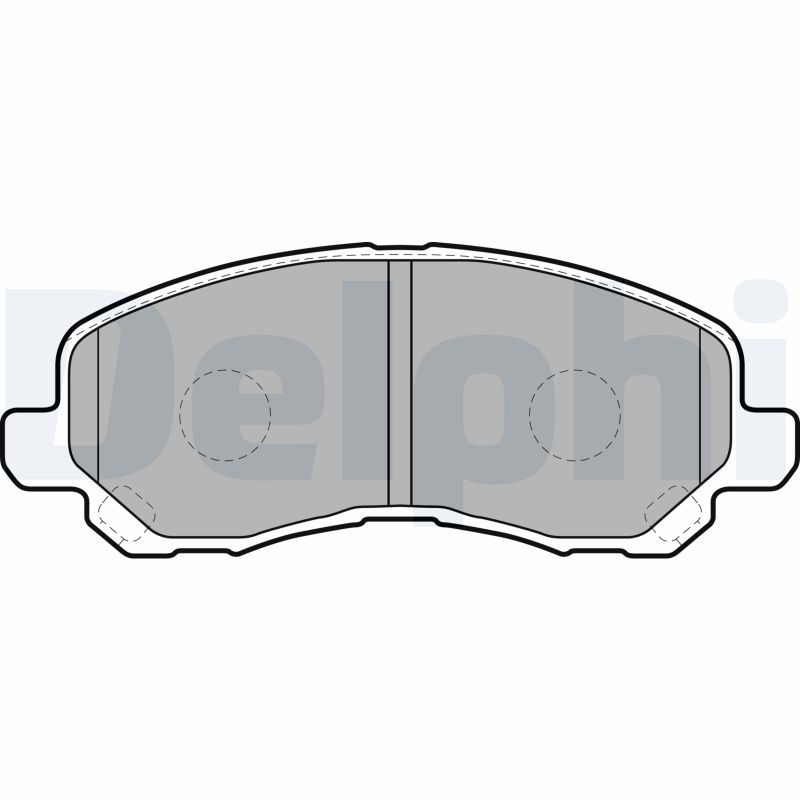 Brake Pad Set, disc brake LP1684