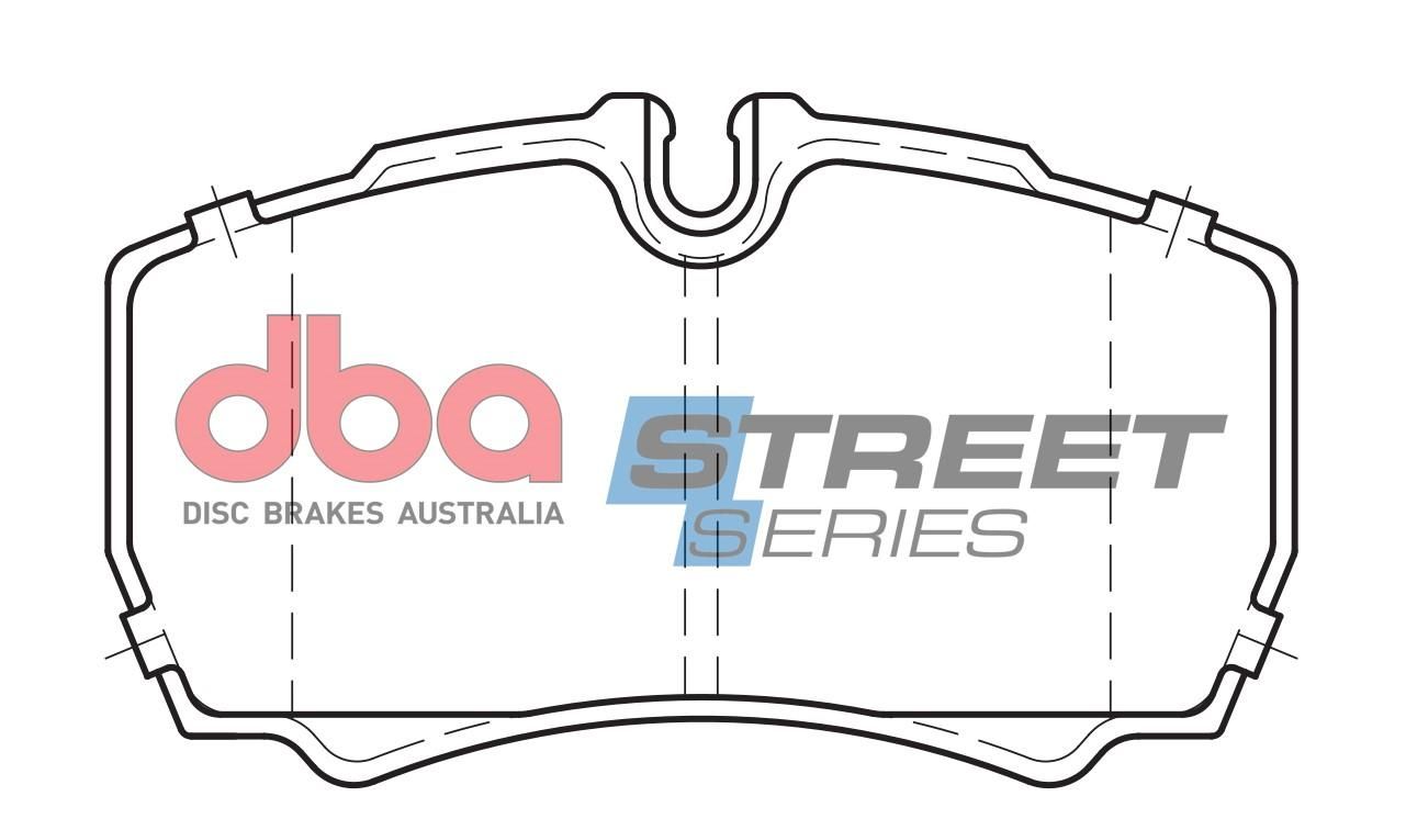 DBA SS STREET SERIES BRAKE PADS [ Iveco Daily/Ford Transit R ](suits wear sensor DBAWS1138 ) - TecDoc Only