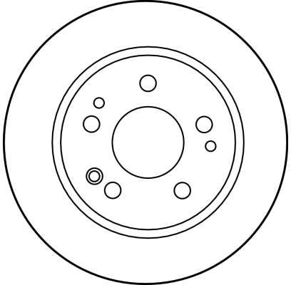 TRW BRAKE DISC - TWIN PACK - TecDoc 2