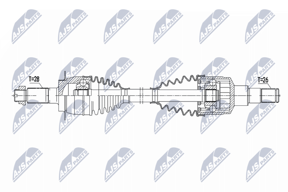 NTY NPW-SU-079 Antriebswelle