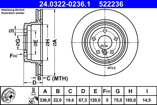 Brake Disc 24.0322-0236.1