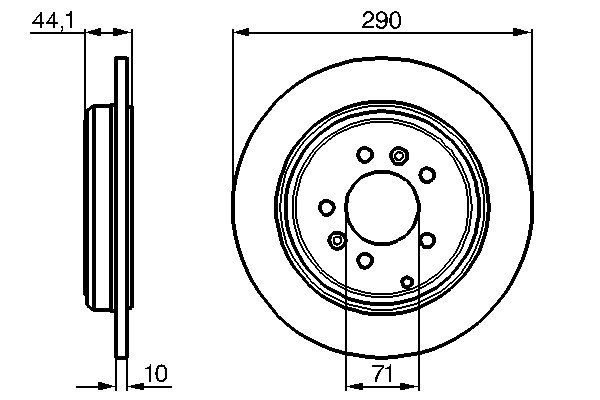 Brake Disc 0 986 478 556