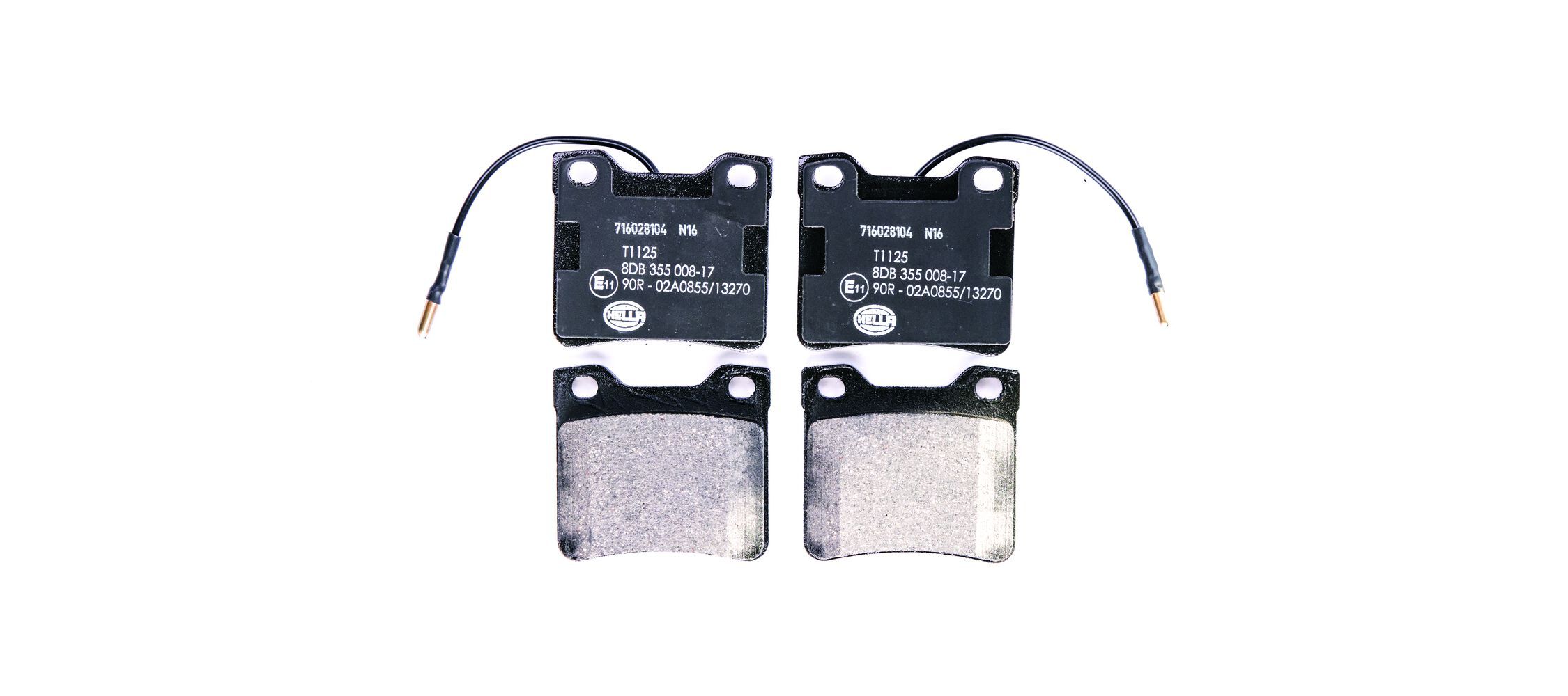 8DB 355 008-171 HELLA fékbetétkészlet, tárcsafék