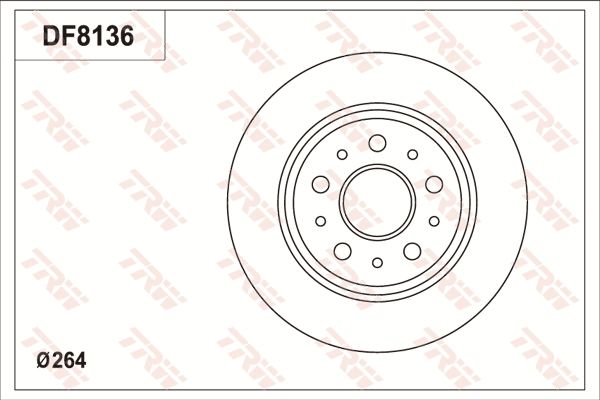 TRW BRAKE DISC - TecDoc Only