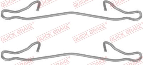 Accessory Kit, disc brake pad 109-1121