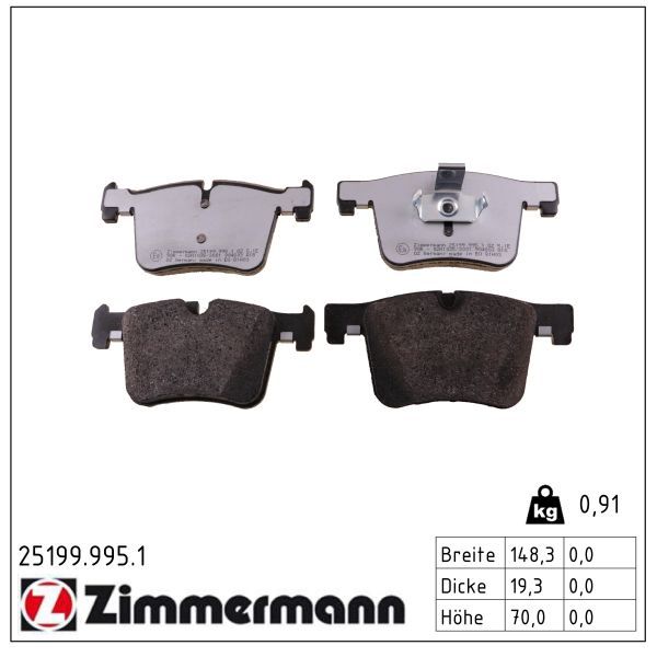 Bremsbelagsatz, Scheibenbremse Bremsbelagsatz, Scheibenbremse