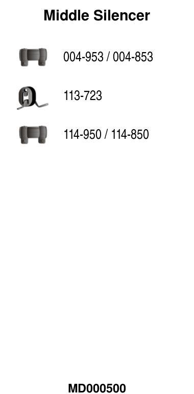 Mittelschalldämpfer