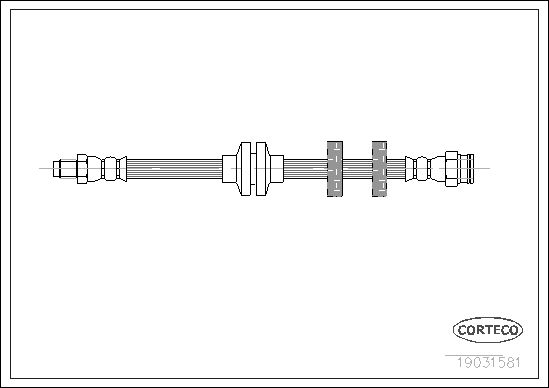 FLEXIBLE DE FREIN ALFA ROMEO 156  0705