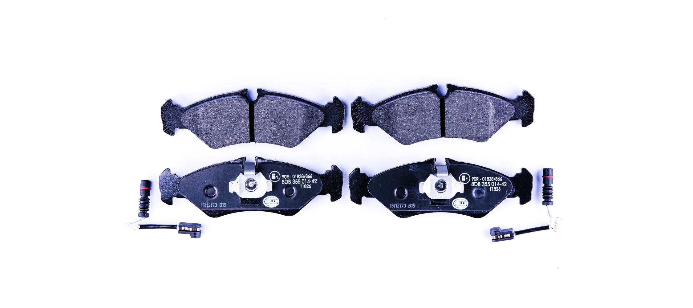 Bremsbelagsatz, Scheibenbremse