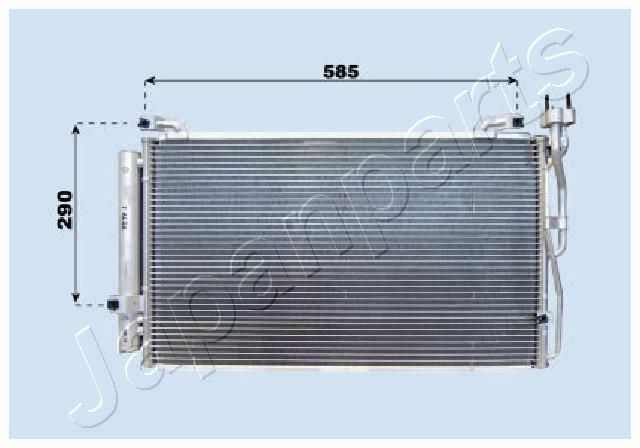 CND283025 JAPANPARTS kondenzátor, klíma