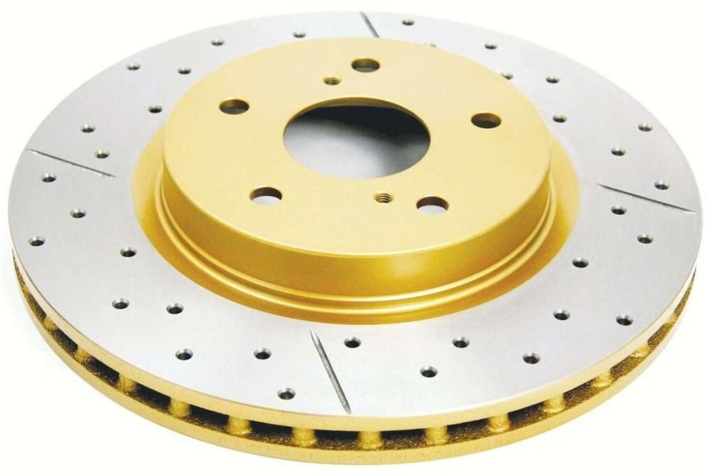 Street Gold Cross-drill/slotted KP [ Honda Integra 01-> F ] - TecDoc 1