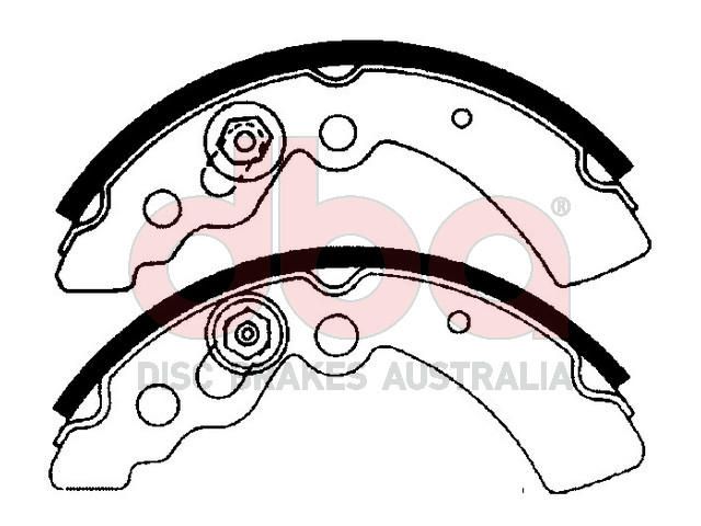Street Series Brake Shoes [Suzuki Alto 180mm] - TecDoc Only