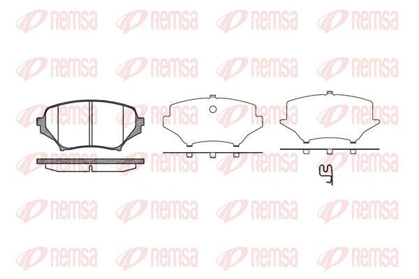 Brake Pad Set, disc brake 1189.01