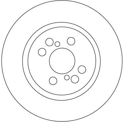 TRW BRAKE DISC - TecDoc 2