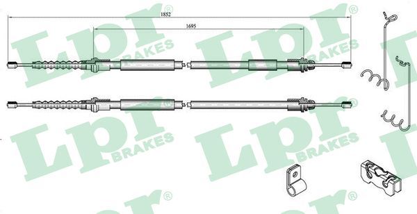 Seilzug, Feststellbremse