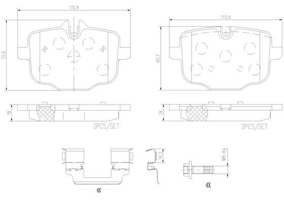 BMW X3 G01 17- (RR) - TecDoc 1