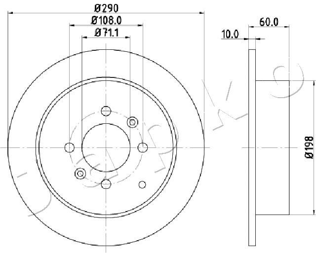 Brake Disc 610616