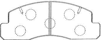 Juego de balatas de freno