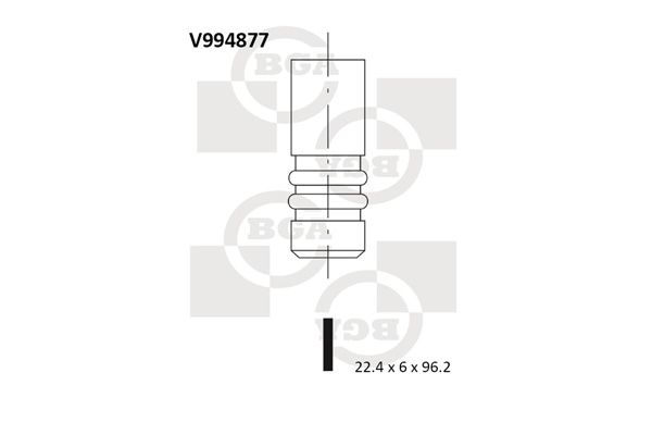V994877 BGA Kipufogószelep