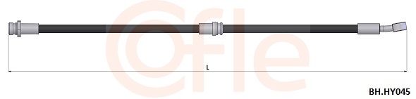 92.BH.HY045 COFLE fékcső