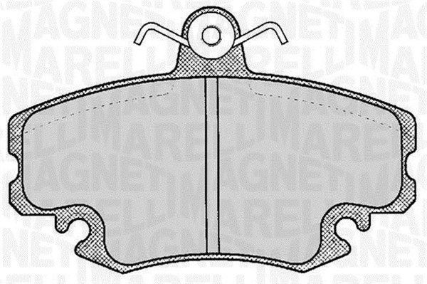 Bremsbelagsatz, Scheibenbremse
