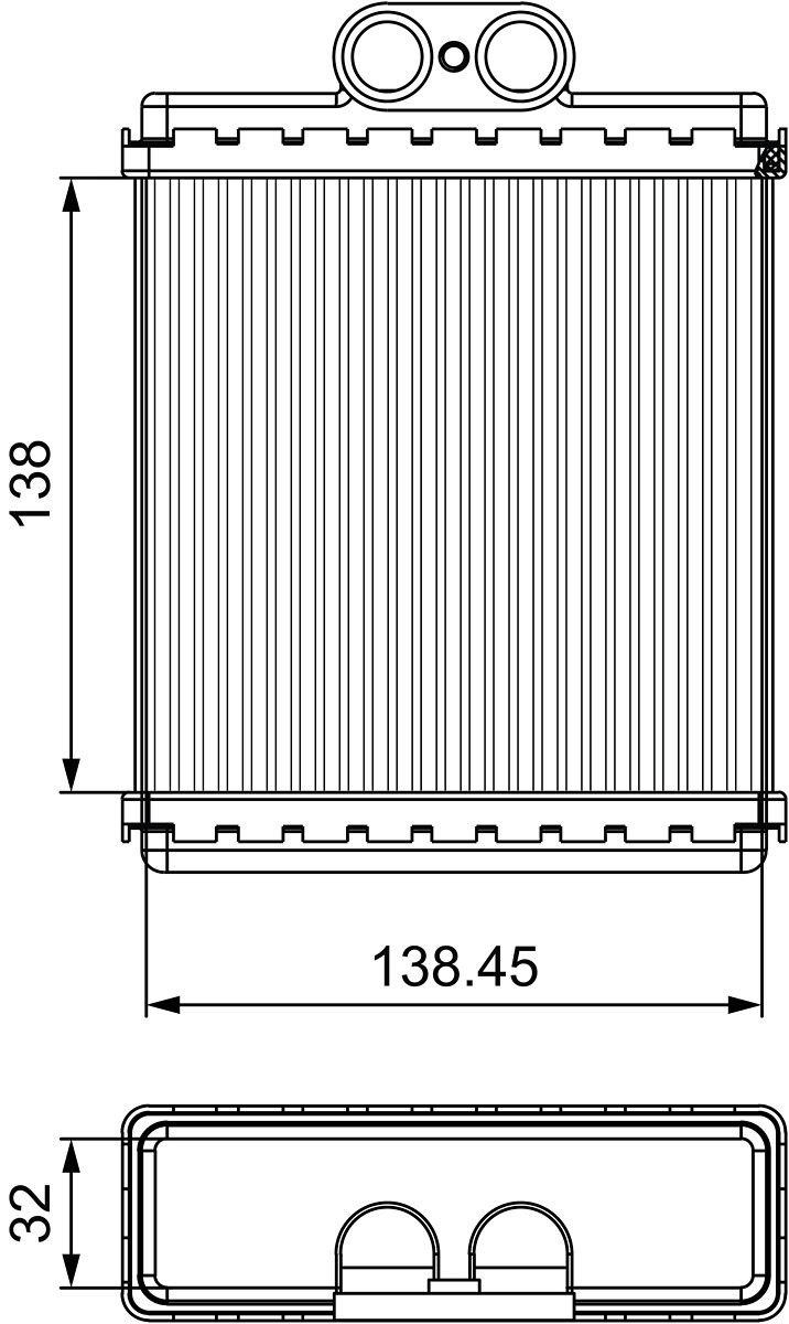 VALEO 811550 - W&auml;rmetauscher, Innenraumheizung