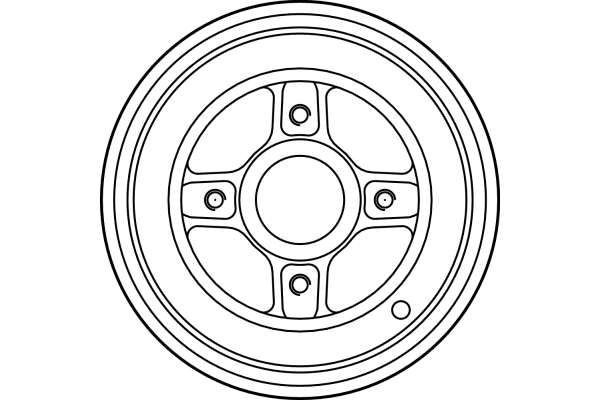 TRW BRAKE DRUM - TecDoc 2