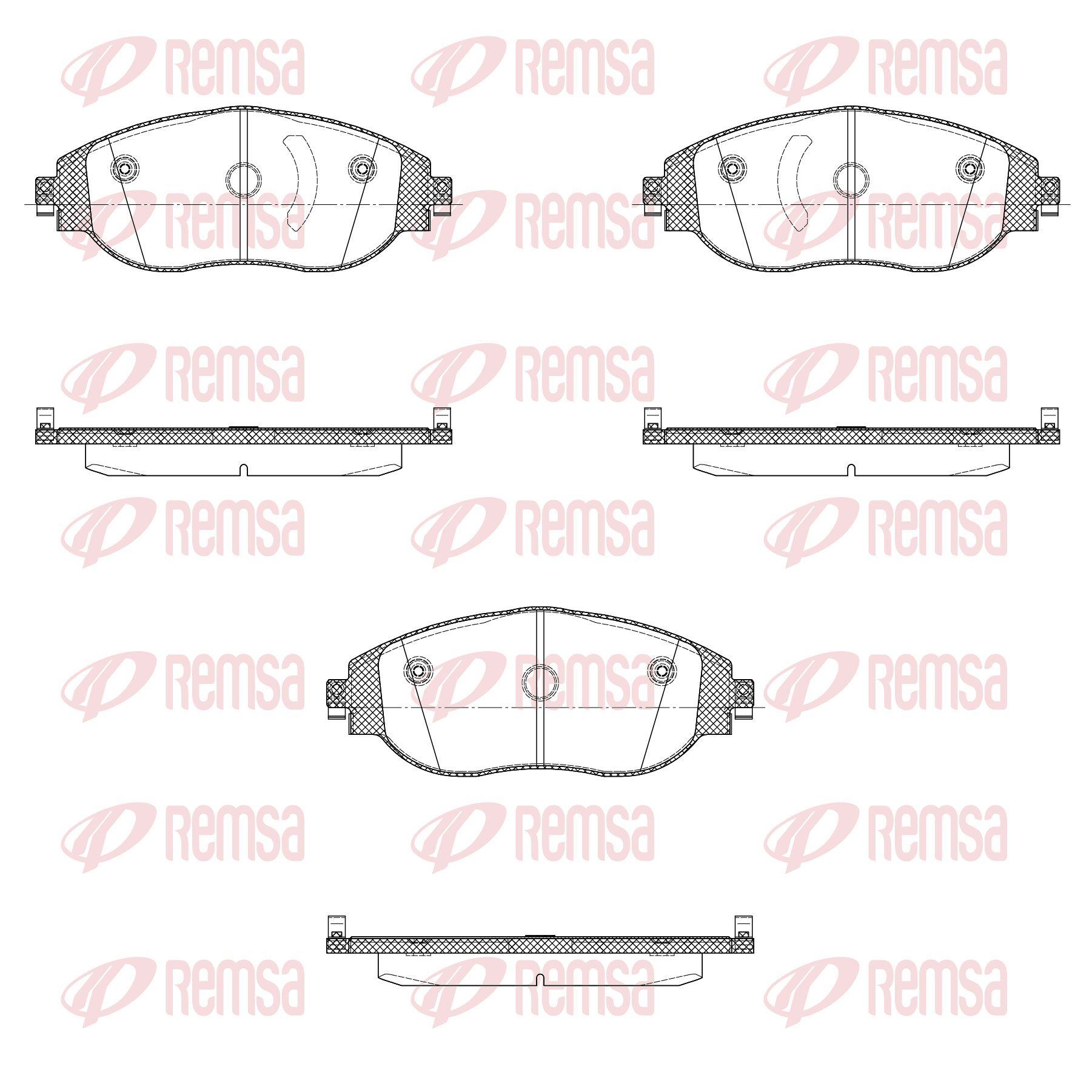 Brake Pad Set, disc brake 1470.10