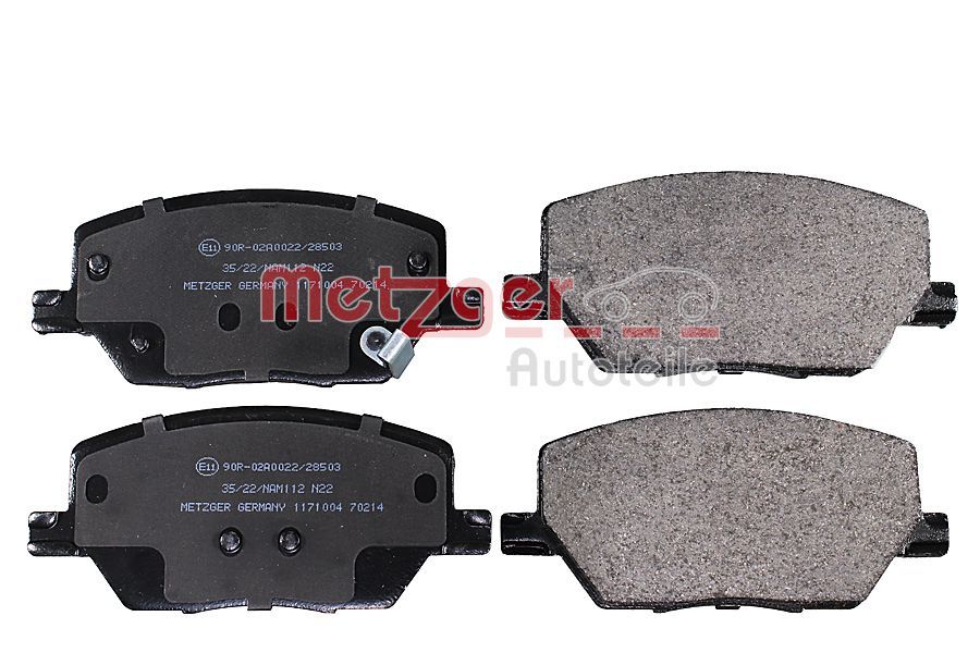 Brake Pad Set, disc brake 1171004