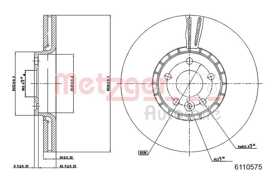 Brake Disc 6110575