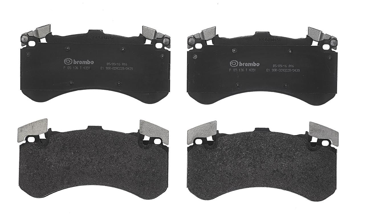 BREMBO P 85 136 - Bremsbelagsatz, Scheibenbremse PRIME LINE
