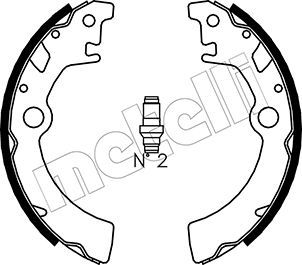 Brake Shoe Set 53-0400